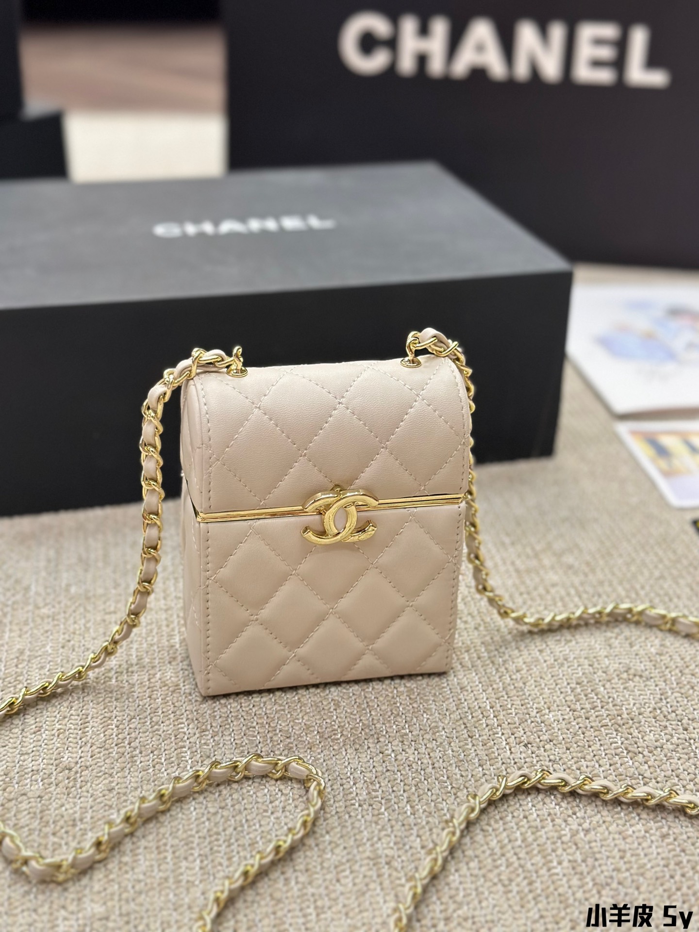 Chanel  23p mini box bag