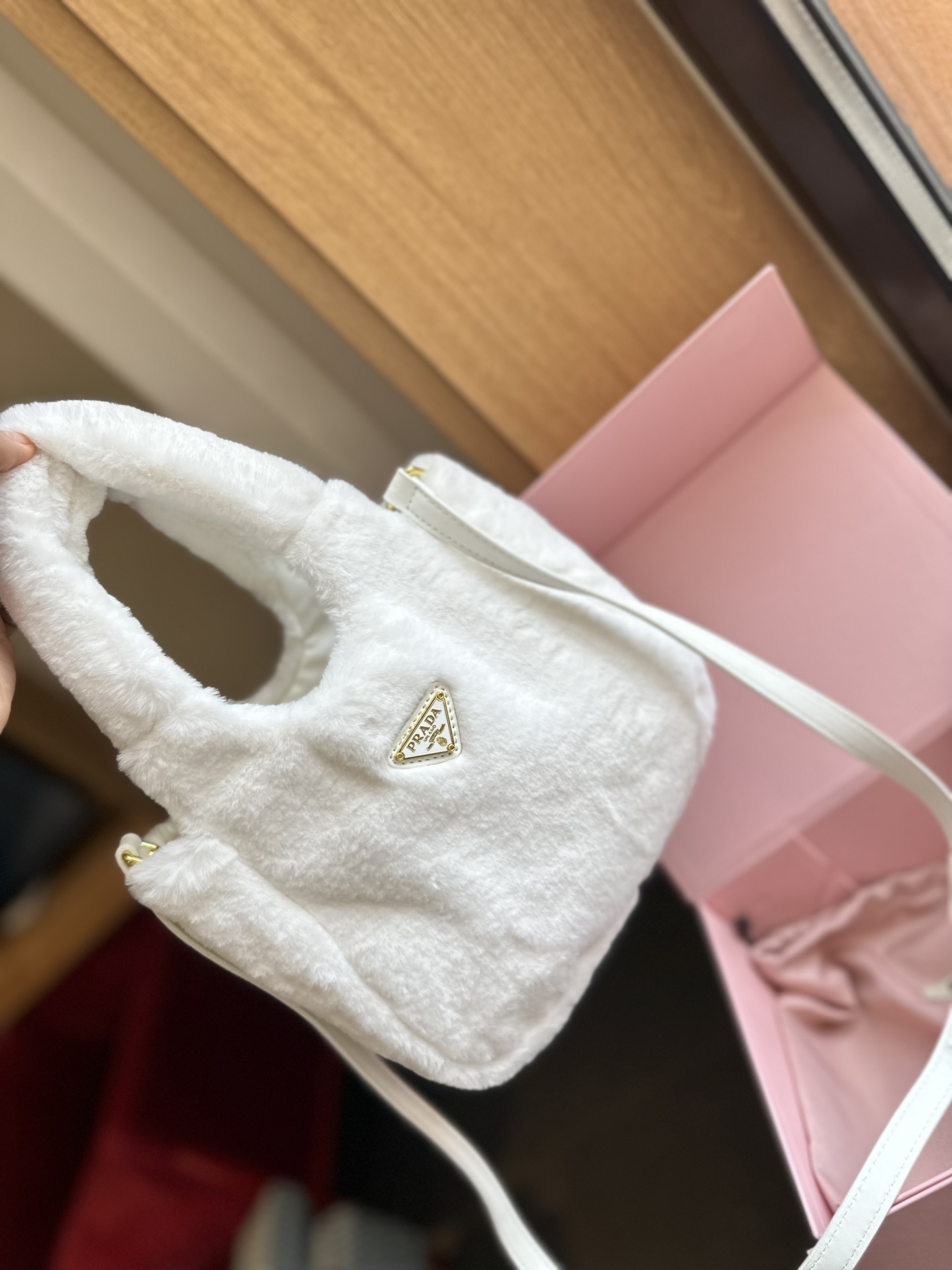 PRADA furs Mini tote handbag