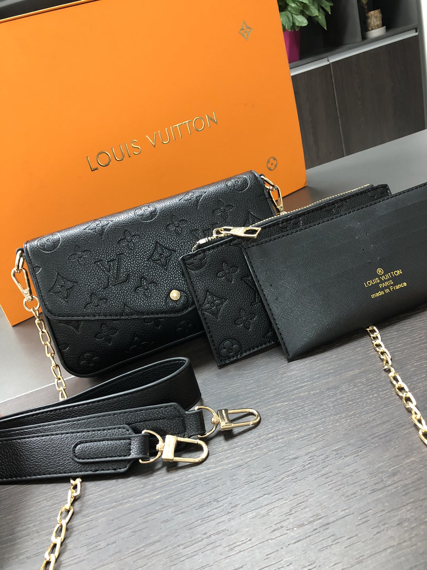 LV Louis vuitton PU bag 3846#