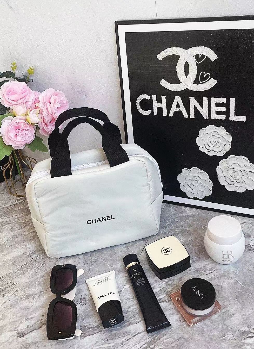 Chanel Cosmetic Bag makeup case