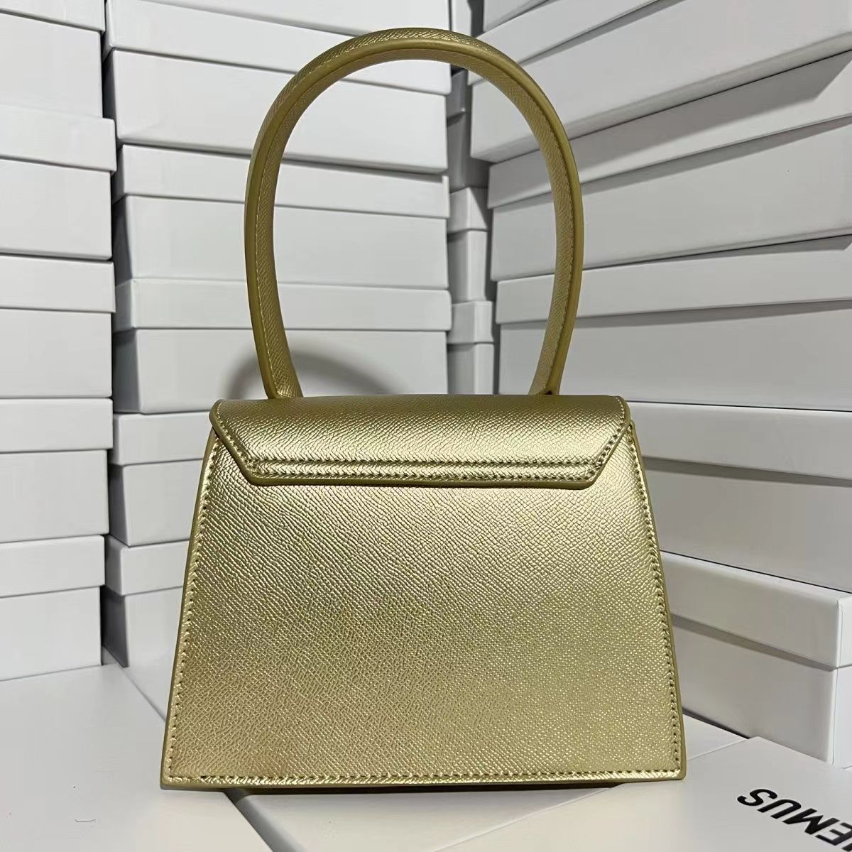 JACQUEMUS Golden Handbag 20cm