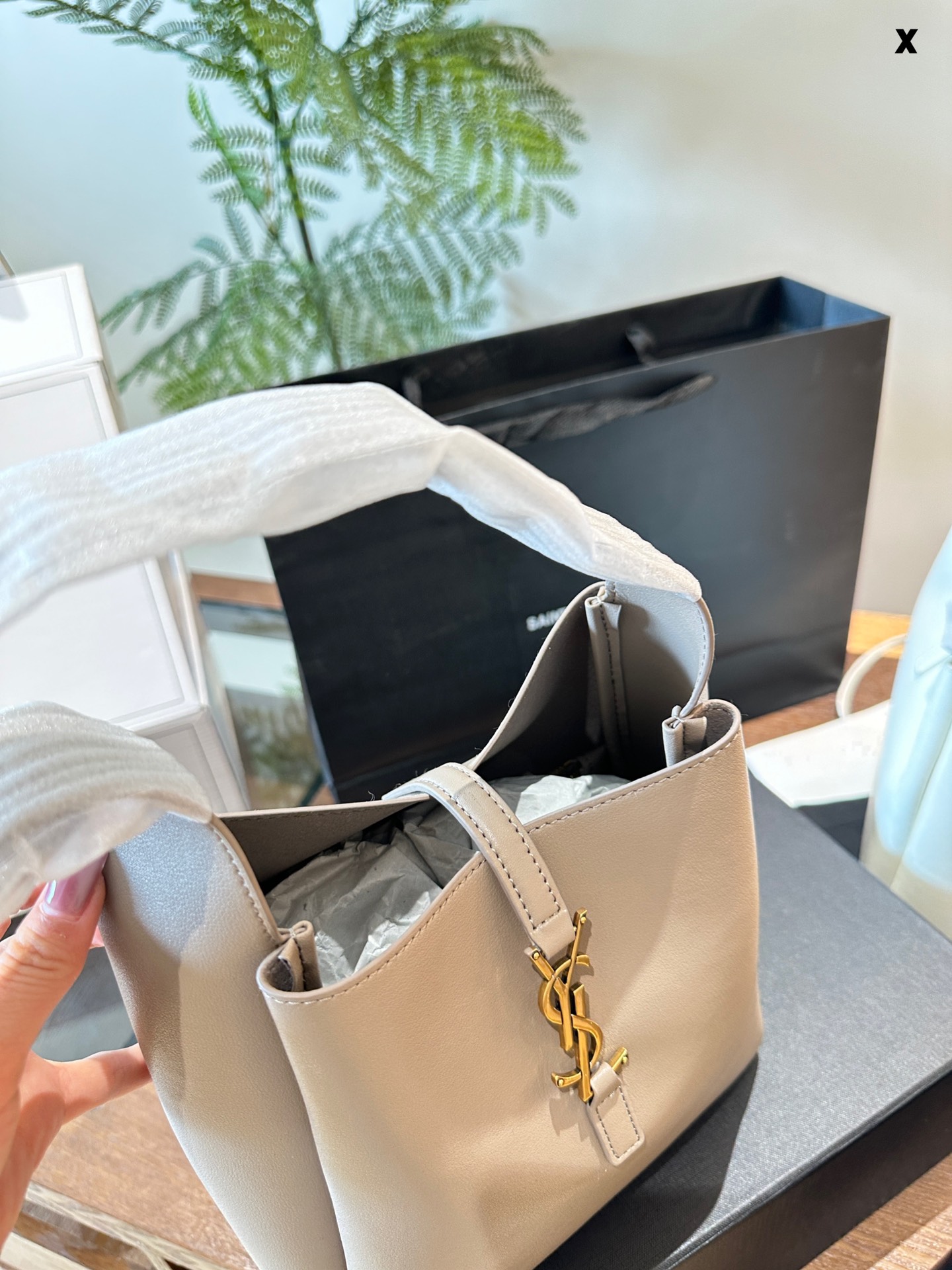 YSL hobo bucket bag