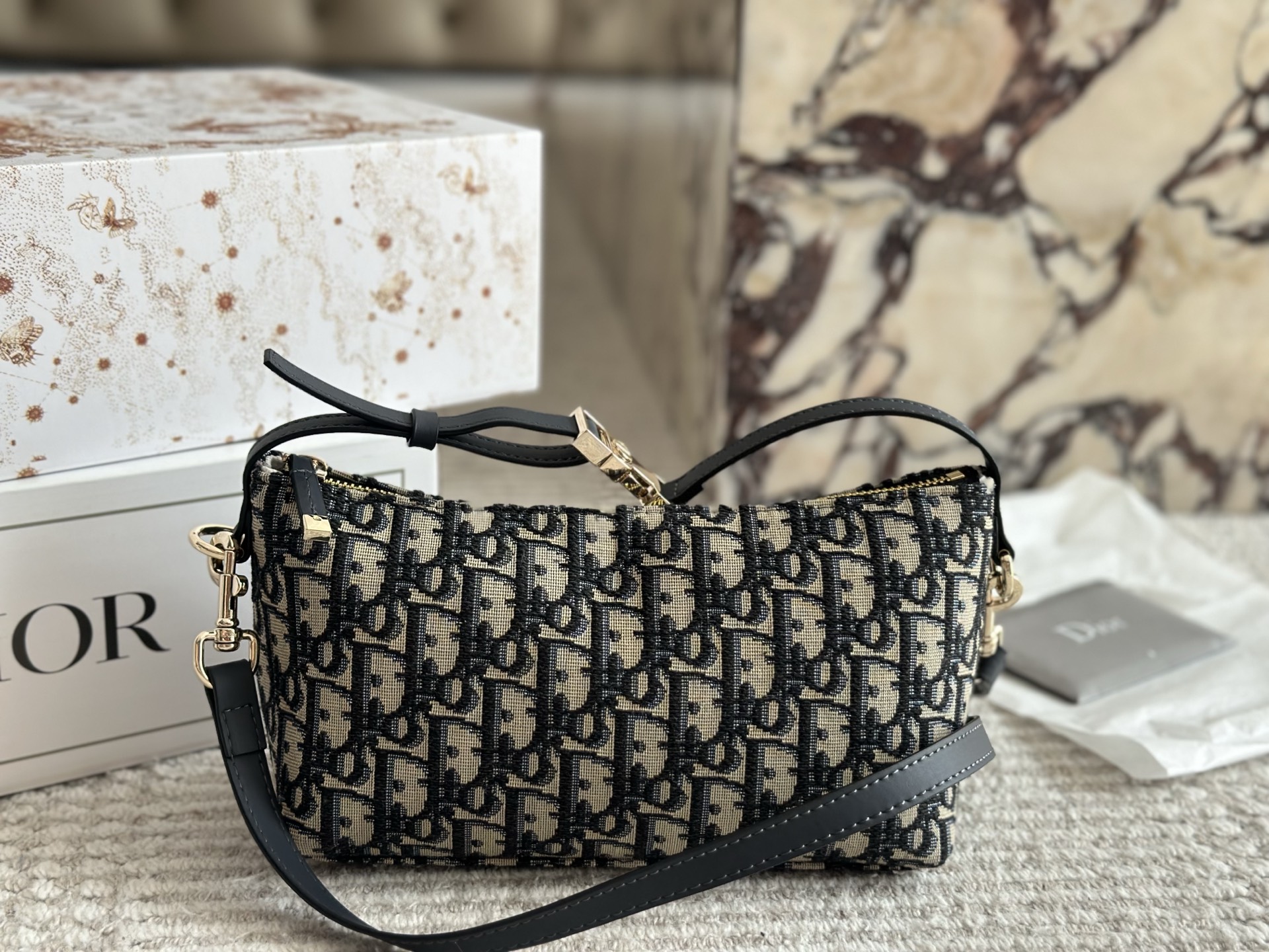 Dior nomad hobo box bag